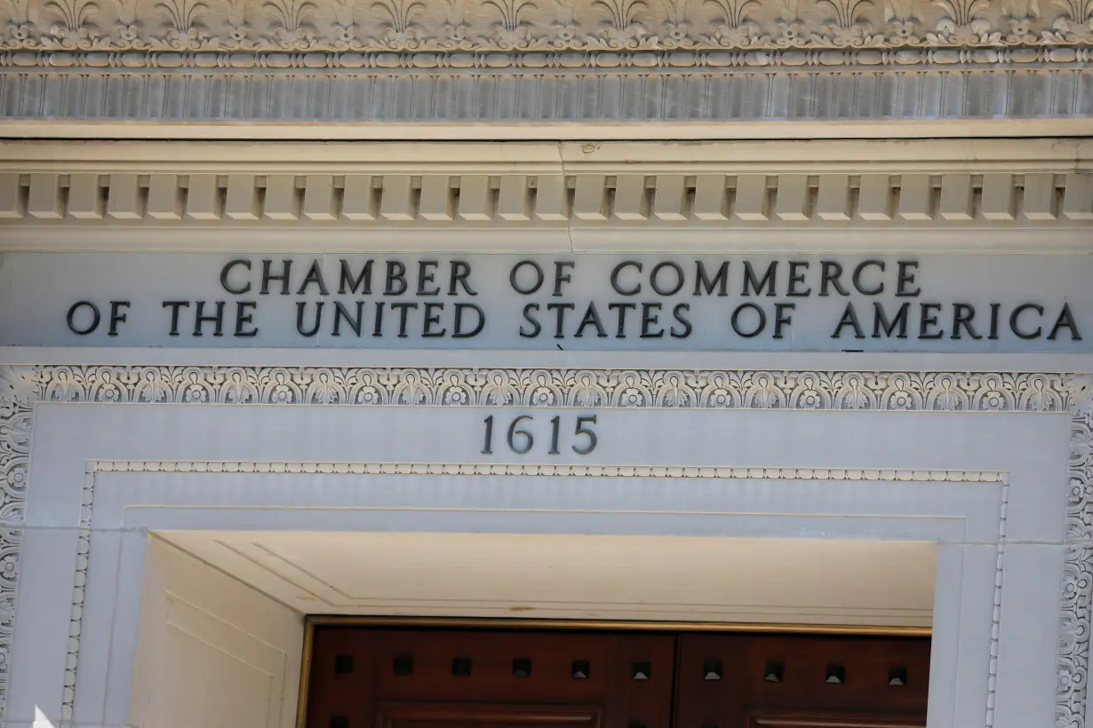 FILE PHOTO: The United States Chamber of Commerce building is seen in Washington, D.C., U.S.