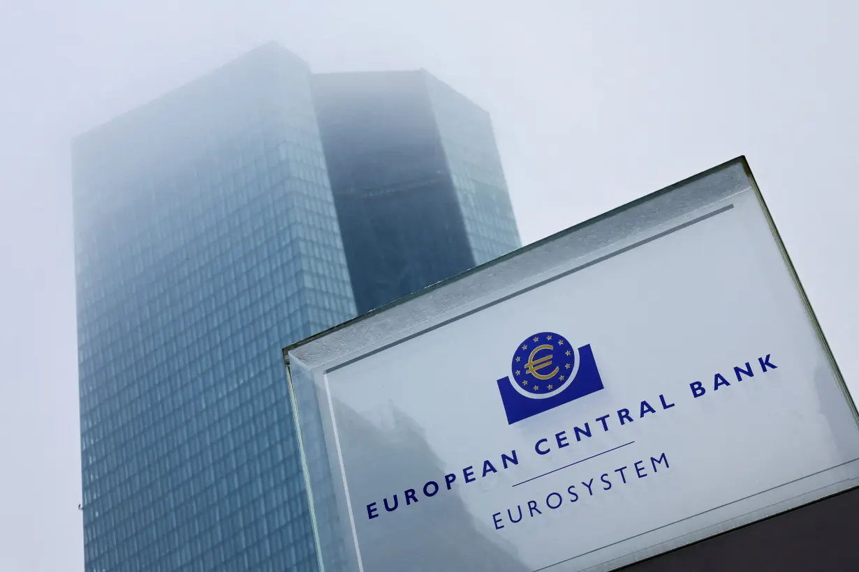 cFILE PHOTO: ECB building in fog, in Frankfurt