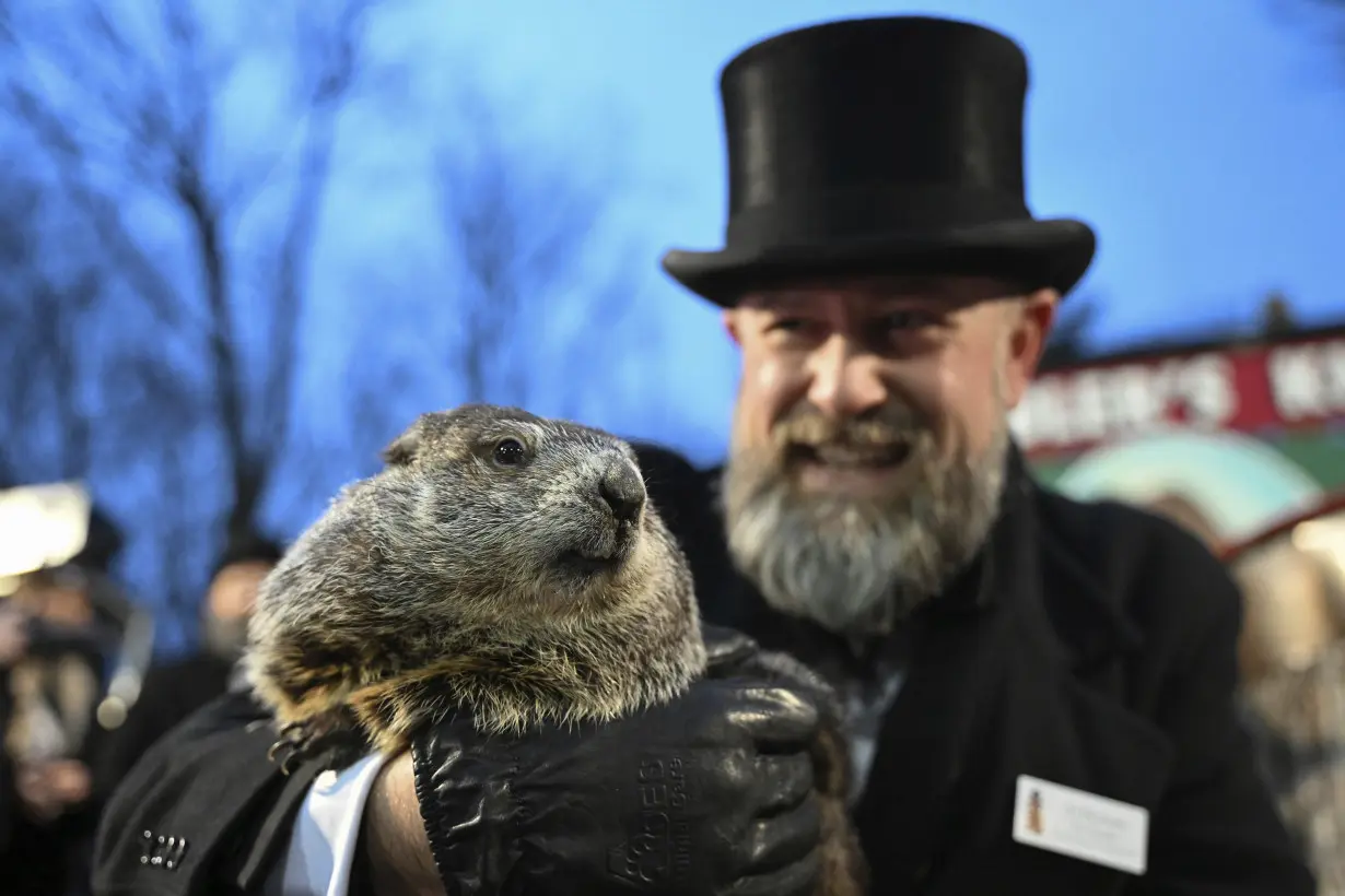 LA Post: Punxsutawney Phil, the spring-predicting groundhog, and wife Phyliss are parents of 2 babies