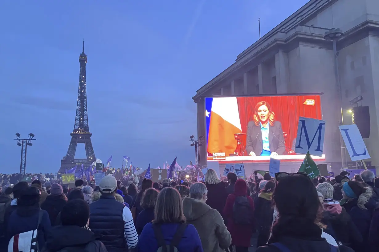 French lawmakers gather for a historic vote that will make abortion a constitutional right