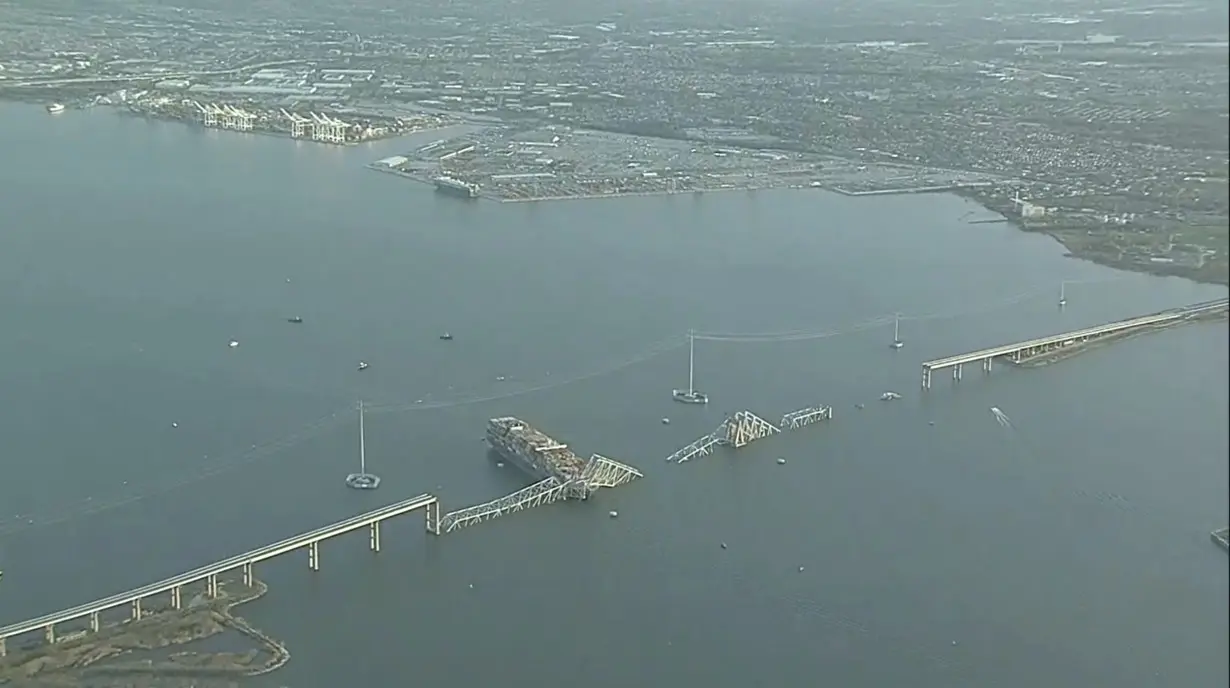 A list of major US bridge collapses caused by ships and barges