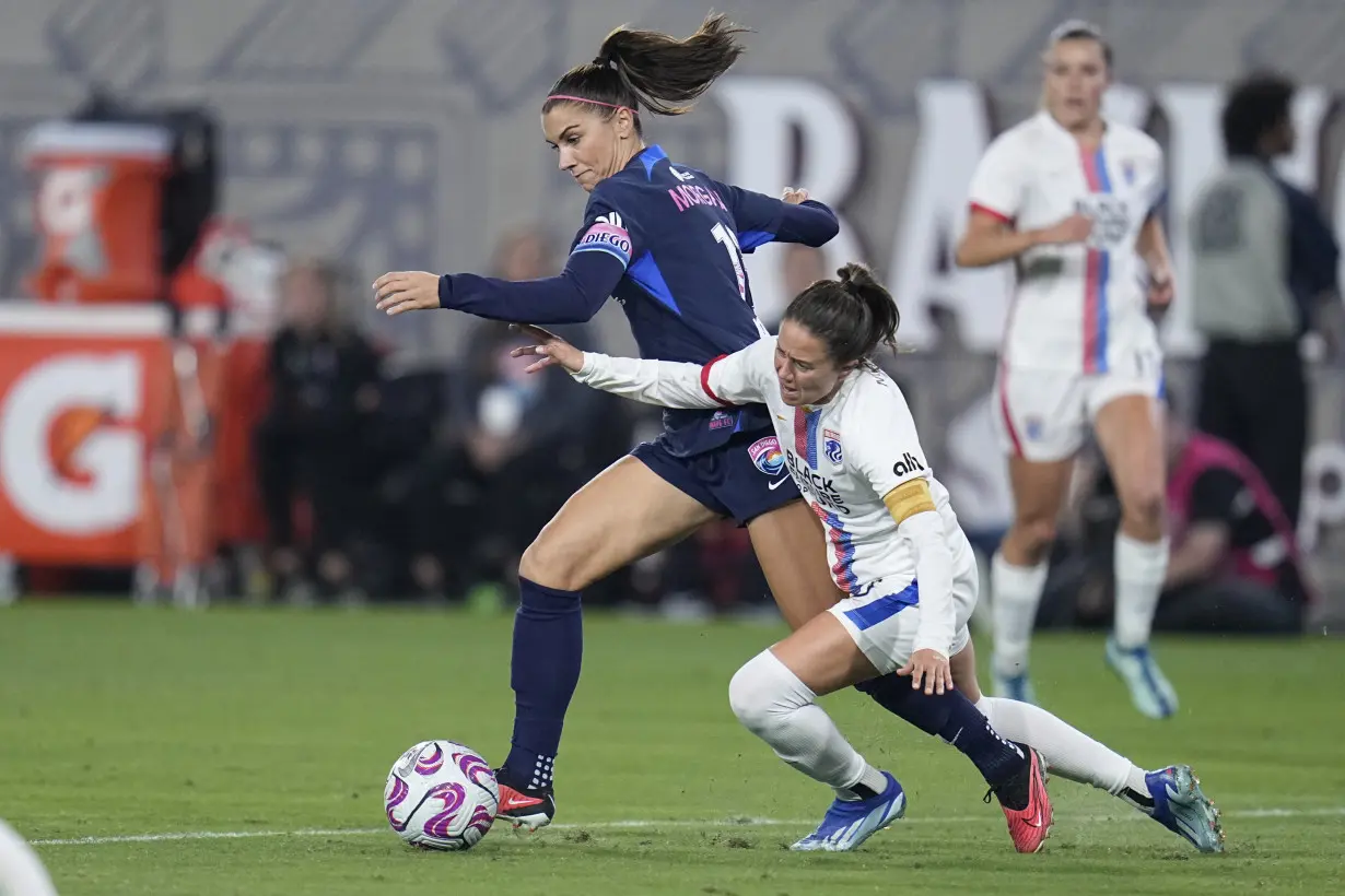 LA Post: Alex Morgan has a late goal, leads San Diego past Gotham FC 1-0 in the Challenge Cup