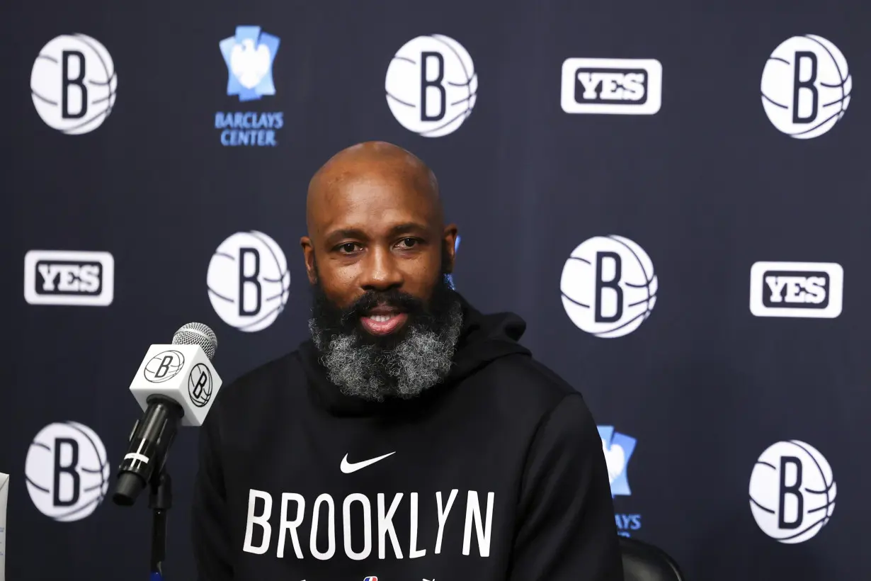 Nets Vaughn Fired Basketball