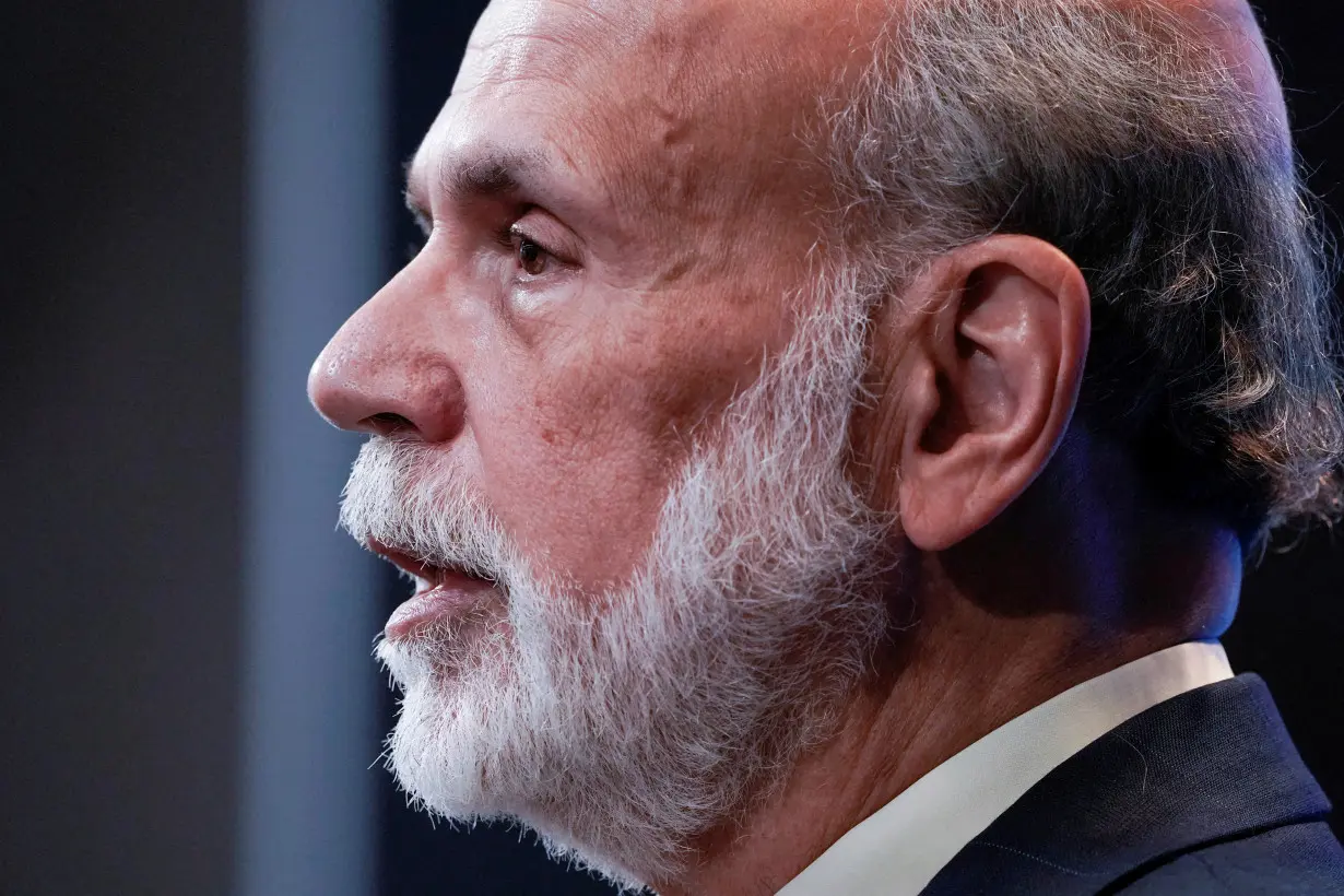 FILE PHOTO: Brookings Institution hosts a news conference with 2022 Nobel Economics Prize recipient Ben Bernanke