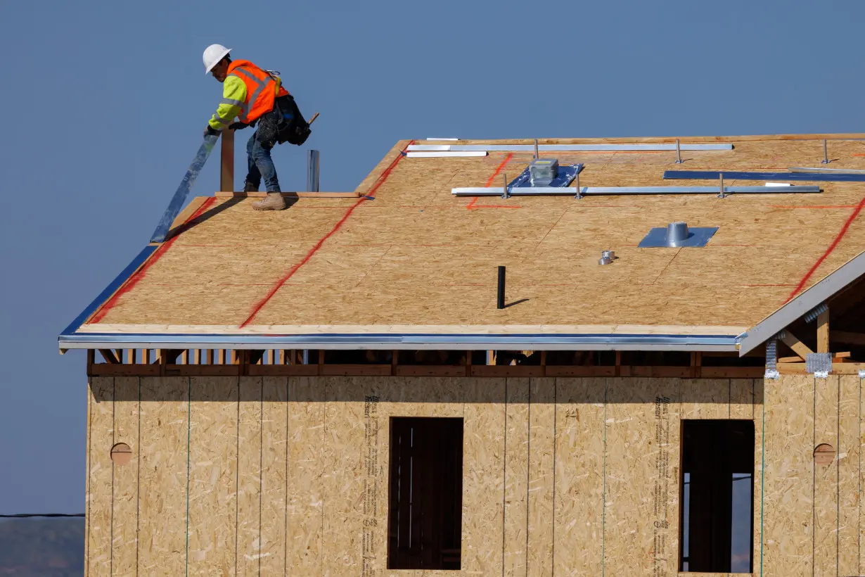 FILE PHOTO: Residental home building in California