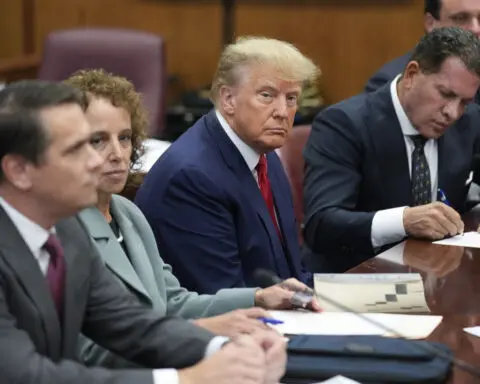 Trump's lawyers try for a third day to get NY appeals court to delay hush-money trial