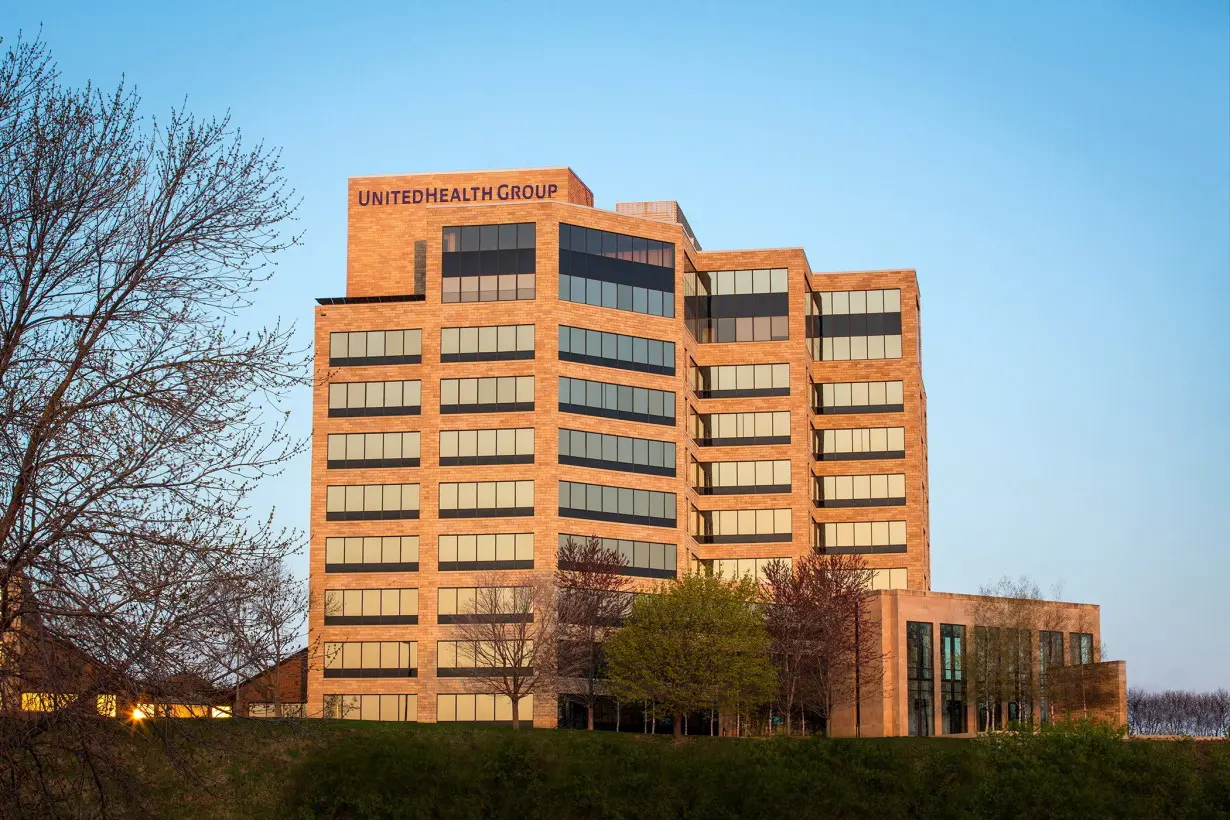 FILE PHOTO: UnitedHealth Group's headquarters building is seen in Minnetonka, Minnesota