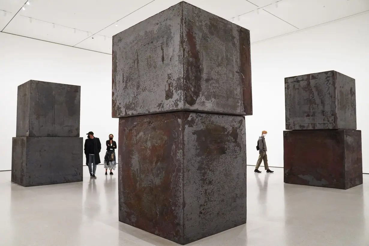 Famed American sculptor Richard Serra, the 'poet of iron,' has died at 85