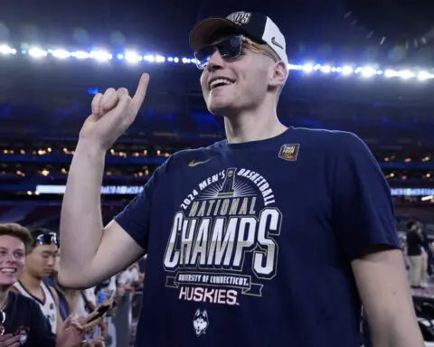 Donovan Clingan is leaving UConn for the NBA after two seasons, two national titles