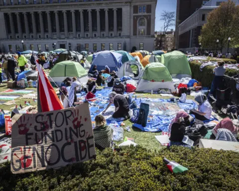 Columbia cancels classes and police arrest Yale protesters as tensions over Middle East war grow