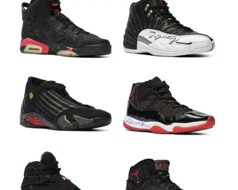 1 icon, 6 shoes, $8 million: An auction of Michael Jordan's championship sneakers sets a record