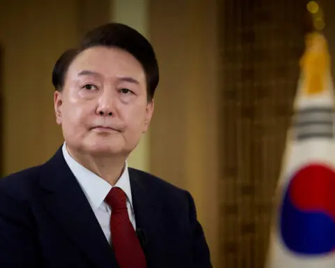 South Korea's Yoon meets opposition leader in bid to reset presidency