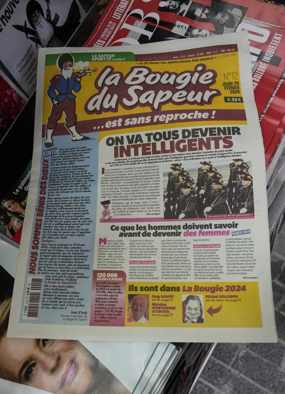 LA Post: Looking for a leap year lift? Check out this silly French newspaper that only publishes on Feb. 29