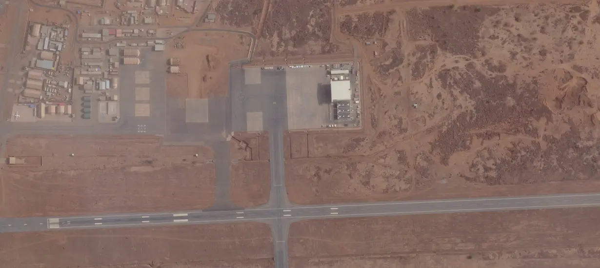 FILE PHOTO: View of Airbase 101, next to Diori Hamani International Airport in Niamey