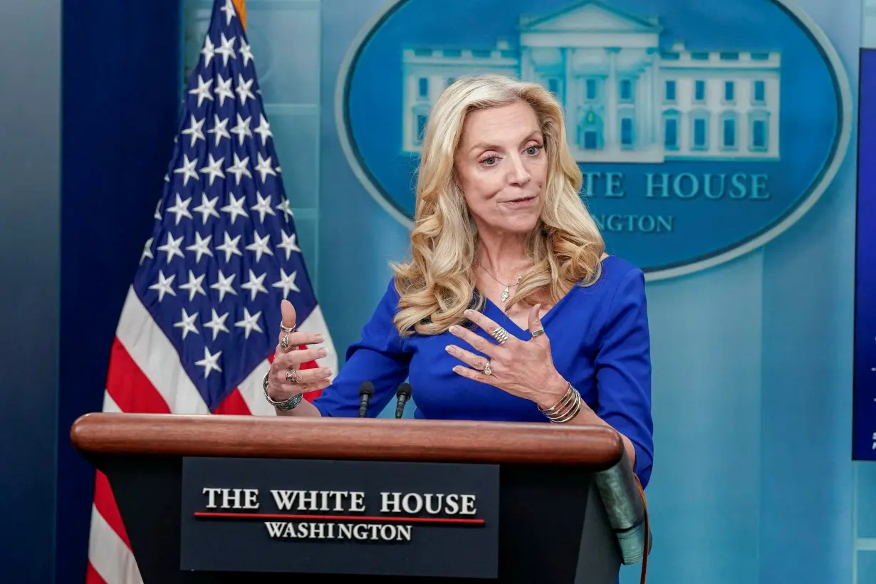 FILE PHOTO: National Economic Council Director Lael Brainard speaks at a press briefing