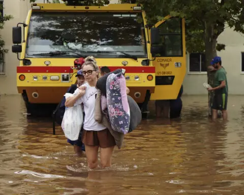 Floods in southern Brazil kill at least 75 people over 7 days, with 103 people missing