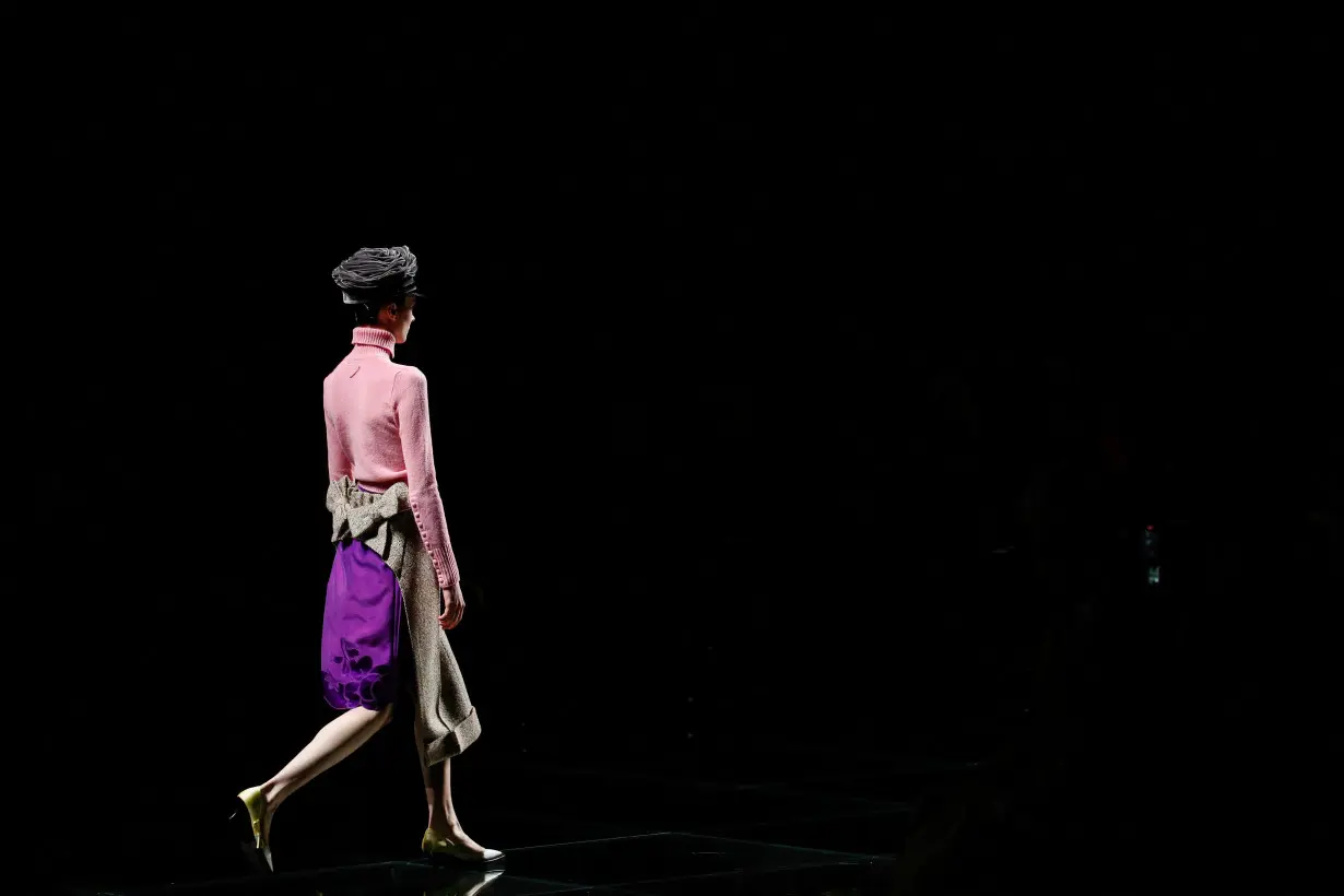 Prada presents its Fall-Winter 2024/2025 collection during Milan Fashion Week