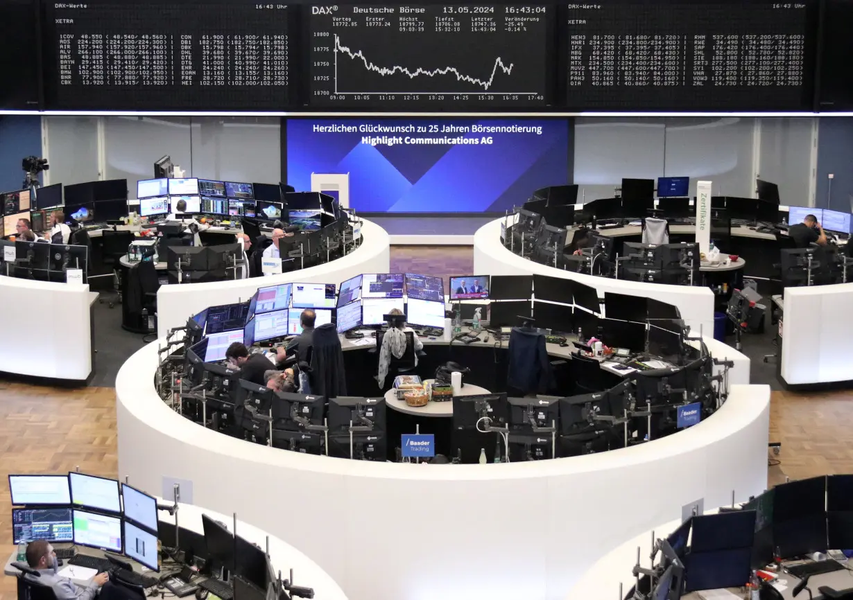 German share price index DAX graph is pictured at the stock exchange in Frankfurt