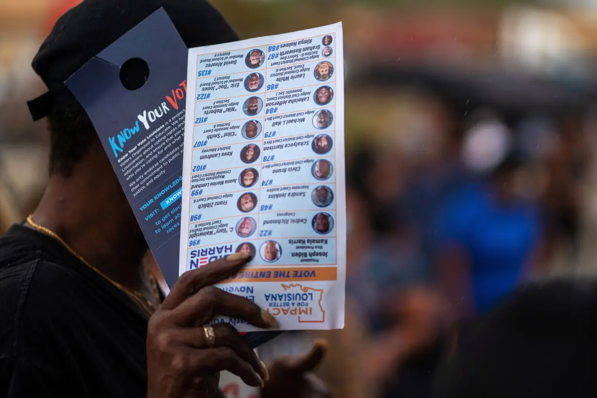 FILE PHOTO: Early voting ends in Louisiana