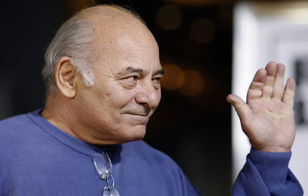 FILE PHOTO: Burt Young waves at the world premiere of Rocky Balboa in Hollywood