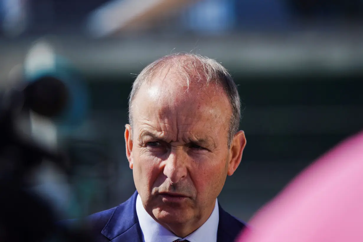 Irish Tanaiste, Minister for Foreign Affairs and Defence Micheal Martin at the 78th United Nations General Assembly