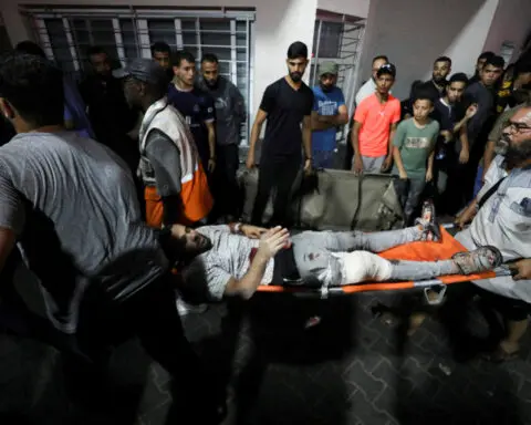 Biden says Gaza militants appear to be behind hospital blast as anti-Israel protests spread