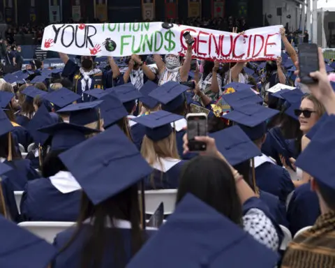 Pro-Palestinian protesters set up a new encampment at Drexel University