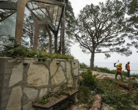 Landslide forces closure of iconic Southern California chapel designed by Frank Lloyd Wright's son