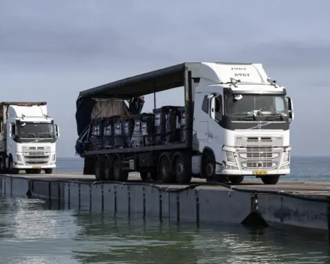 US-built pier will be removed from Gaza coast and repaired after damage from rough seas