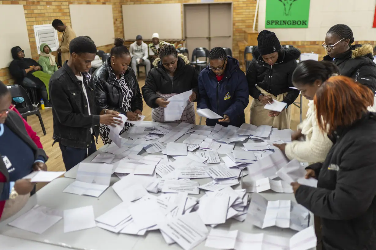 South Africa heads for 'coalition country' as partial election results put ruling ANC well below 50%
