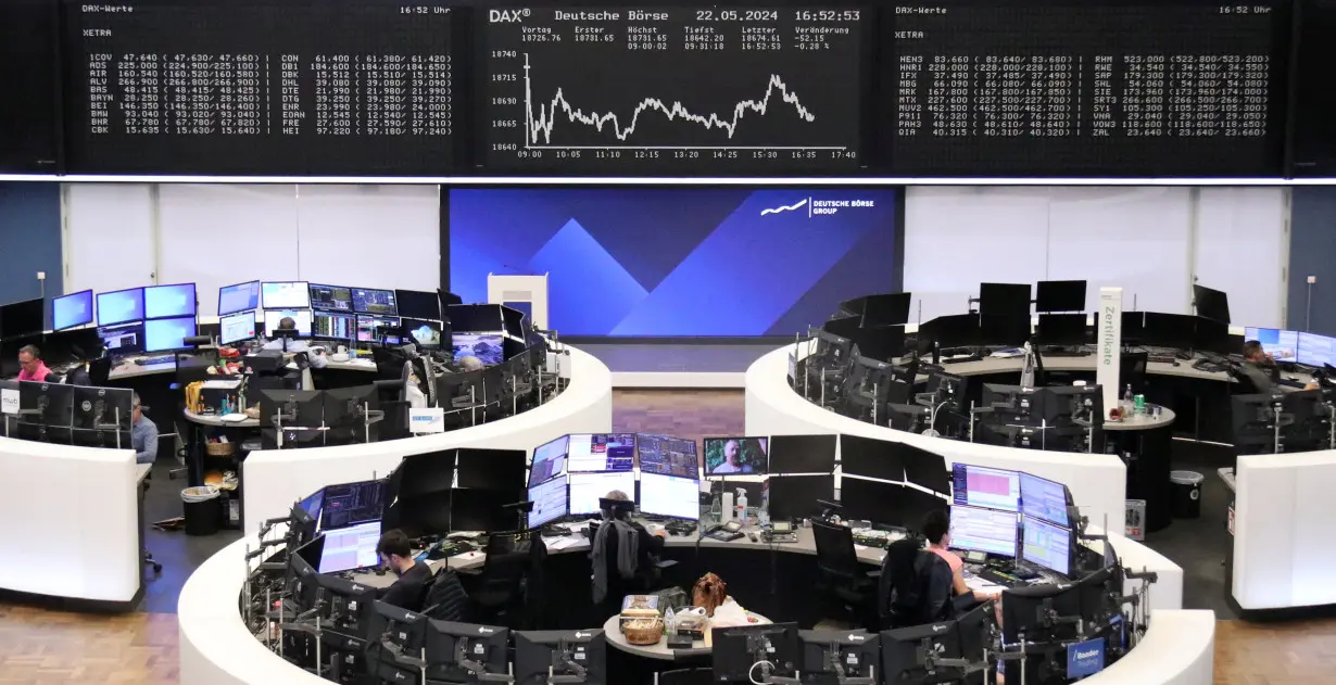 German share price index DAX graph is pictured at the stock exchange in Frankfurt