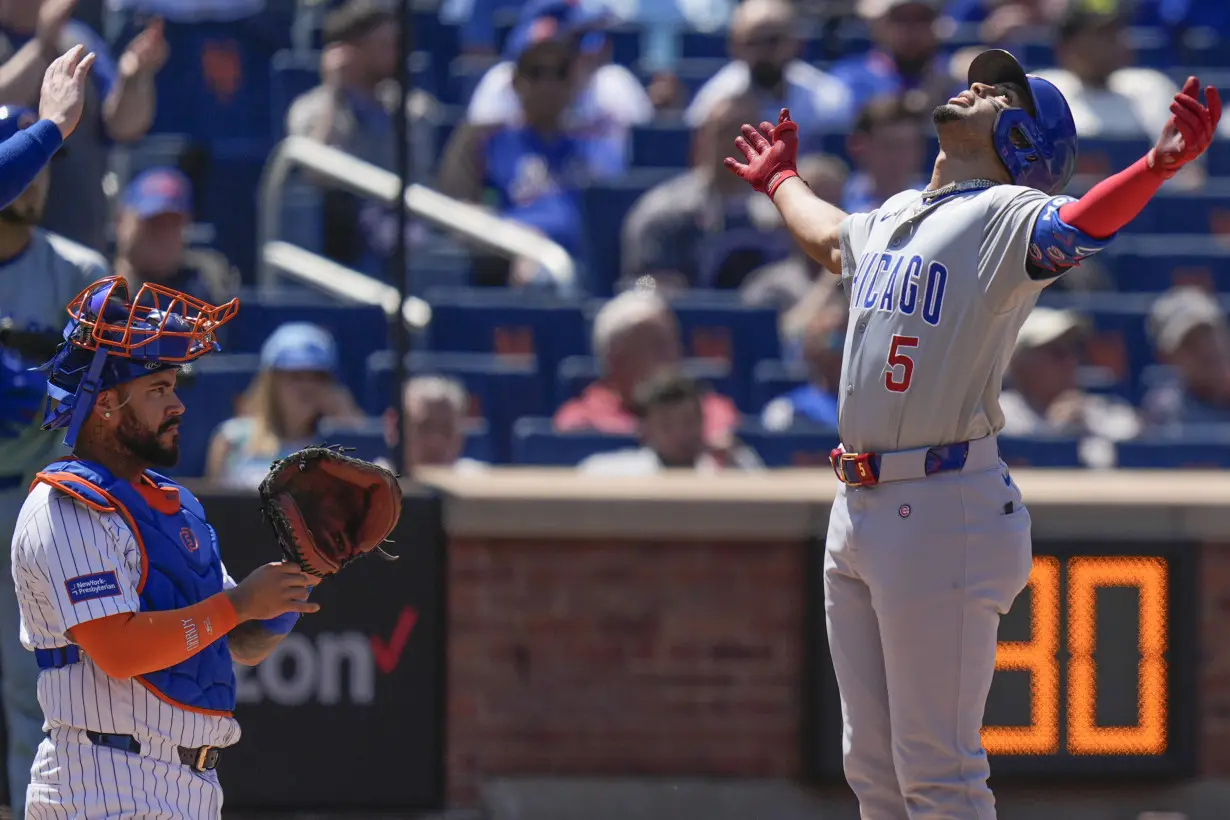 Cubs Mets Baseball