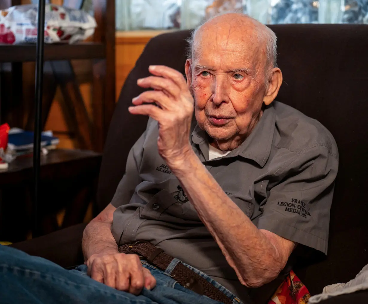 Jake Larson, a 101-year-old World War II veteran during an interview with Reuters