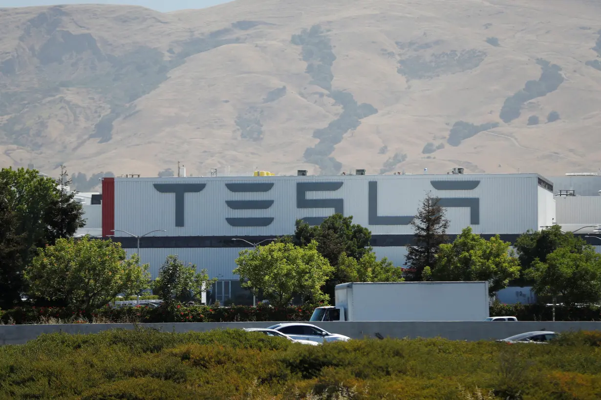 FILE PHOTO: The Tesla factory is seen in Fremont