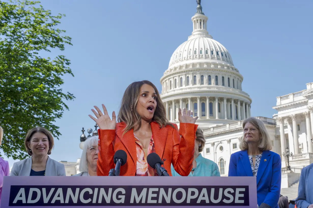 LA Post: Halle Berry shouts from the Capitol, 'I'm in menopause' as she seeks to end a stigma and win funding