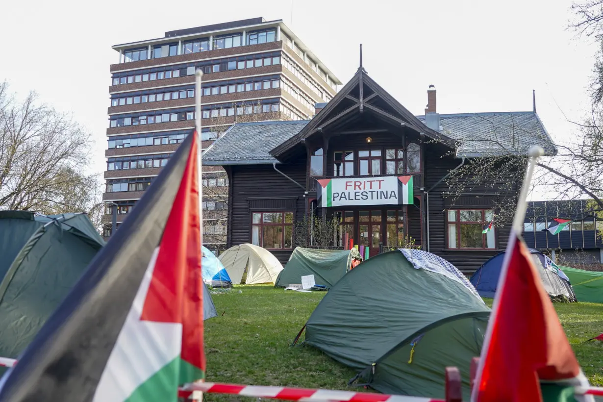 Norway Israel Palestinians Campus Protest