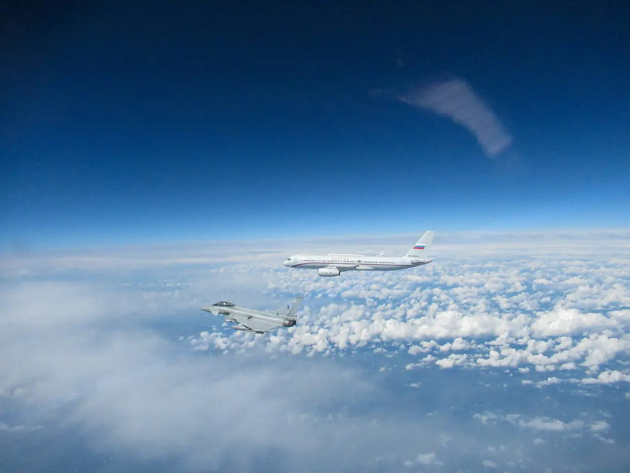 FILE PHOTO: RAF Typhoons scrambled in Estonia