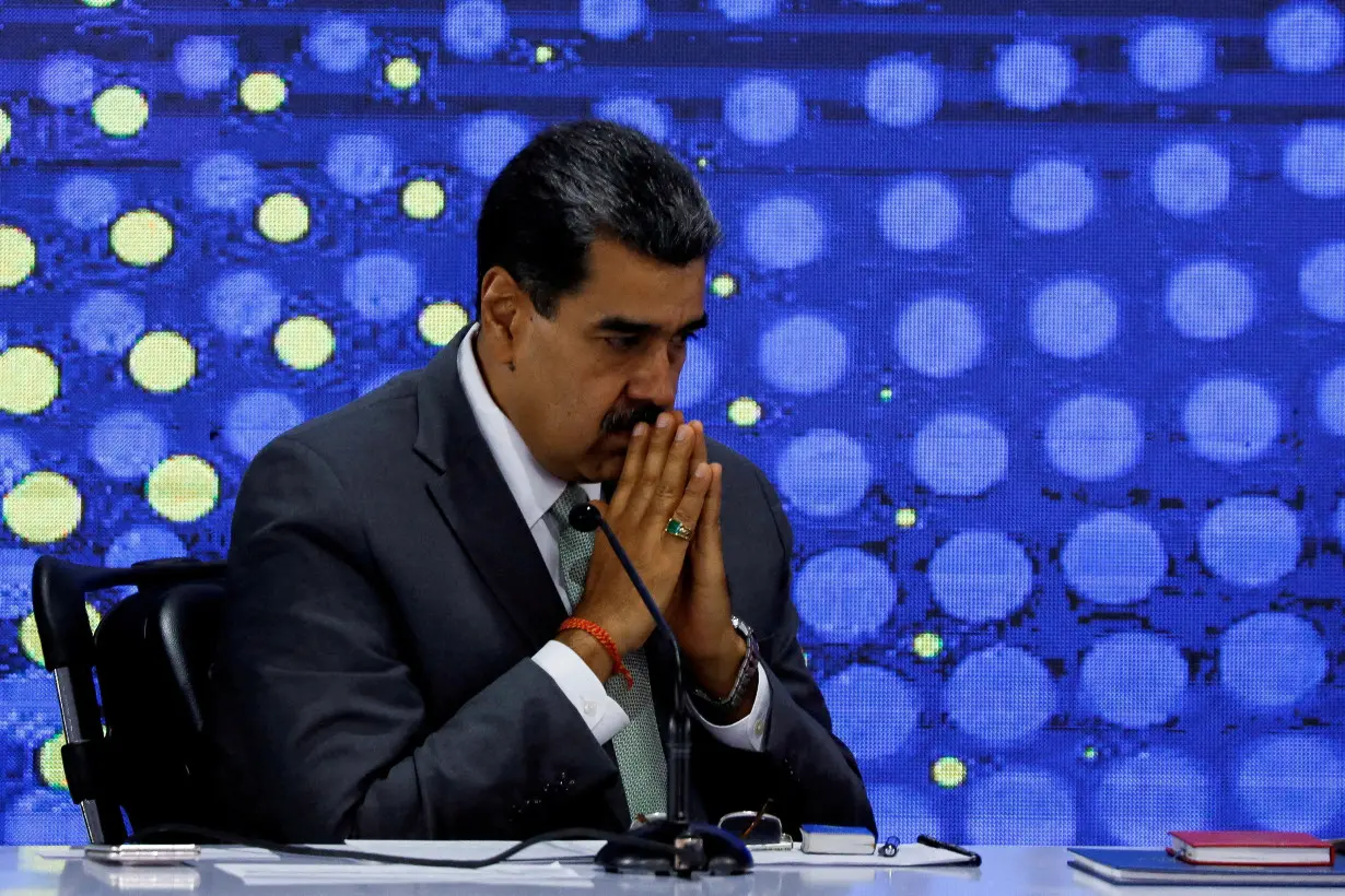 FILE PHOTO: Venezuela's President Nicolas Maduro in Caracas