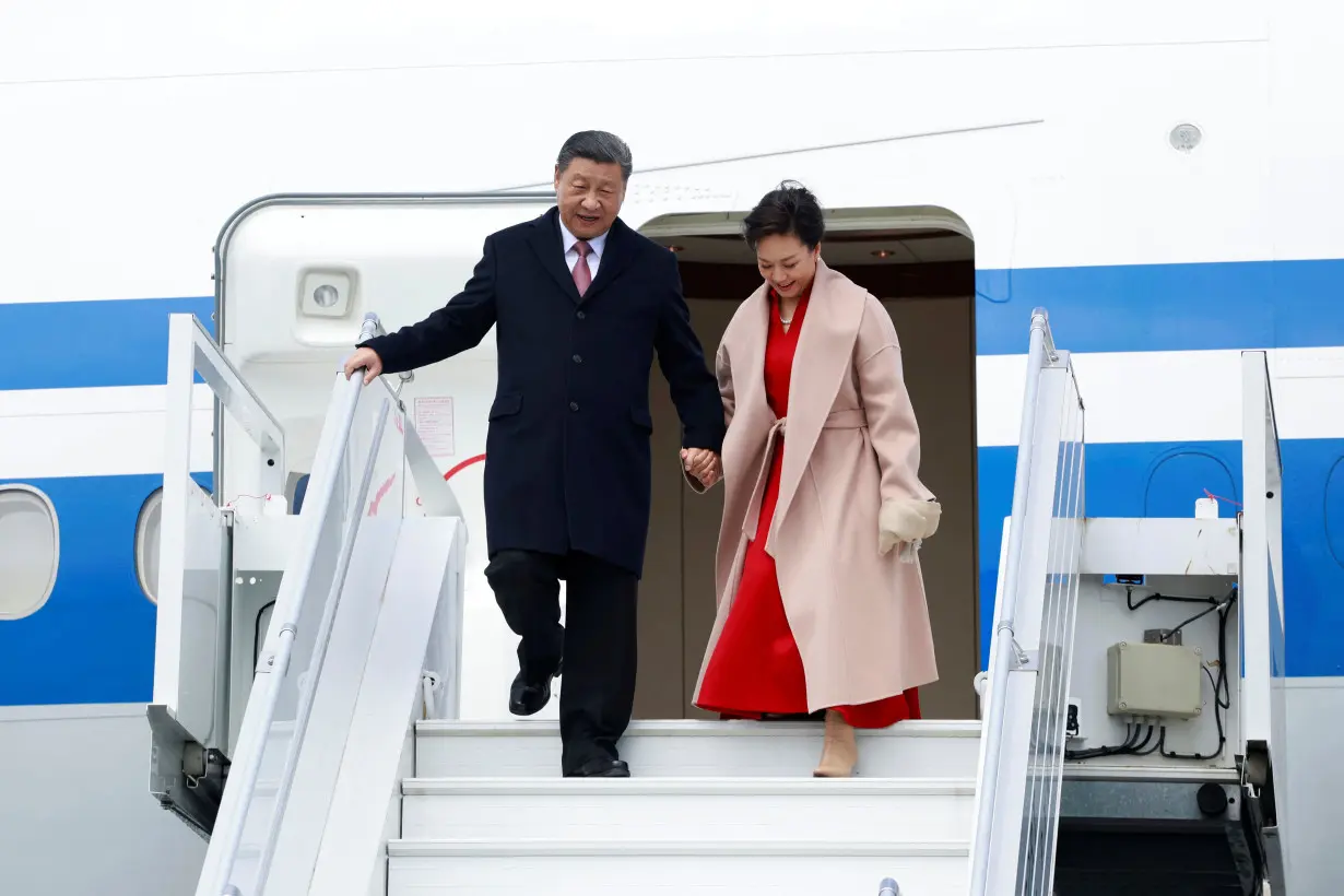 China's President Xi Jinping visits France