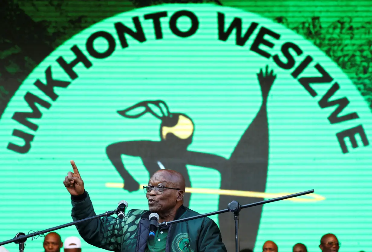 FILE PHOTO: Former South African President Zuma's new party launches election manifesto