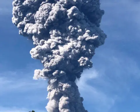 Indonesia's Mt Ibu erupts, spewing ash clouds