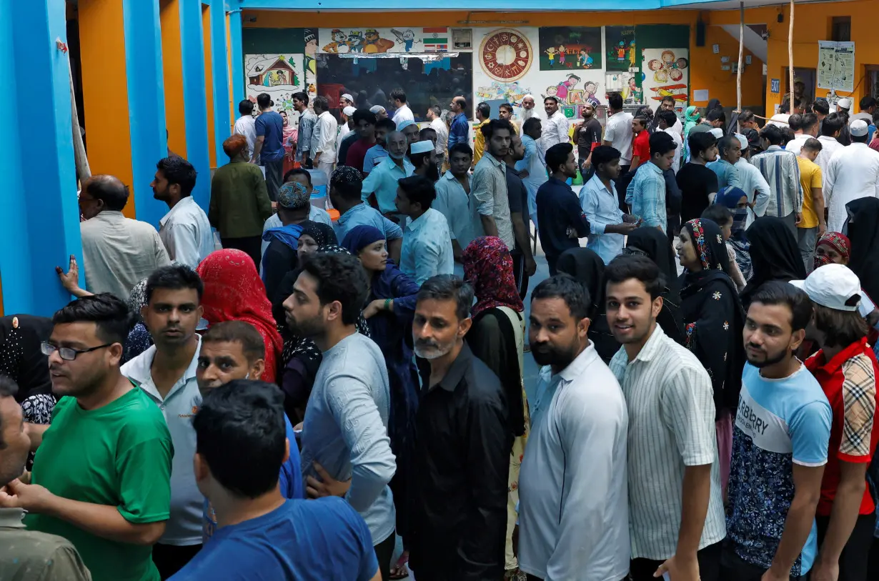 Voting in the sixth phase of India's general election