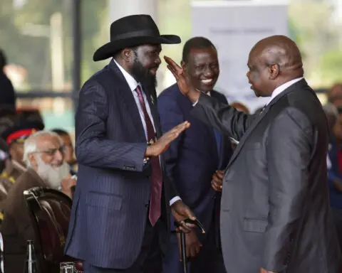 South Sudan government and rebel groups sign 'commitment' for peace in ongoing peace talks in Kenya