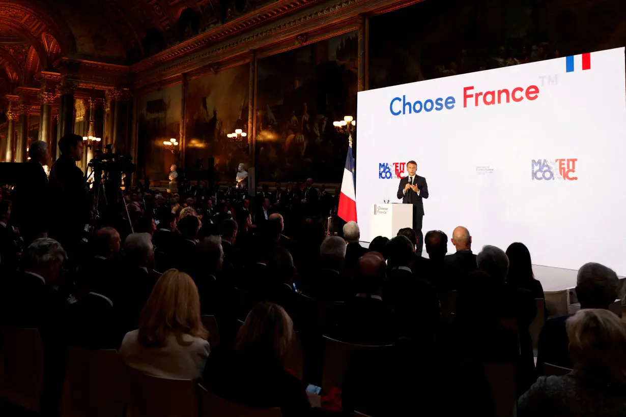 FILE PHOTO: Choose France investment summit in Versailles
