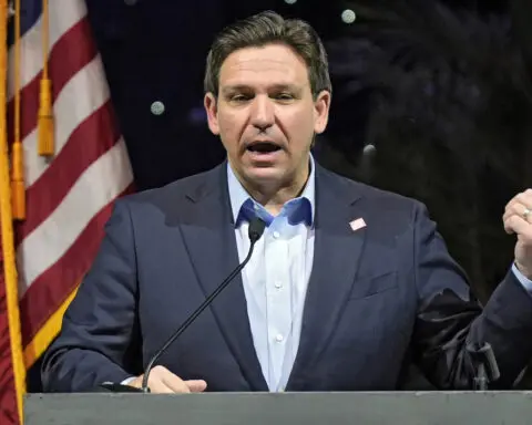 Ron DeSantis is planning to raise money for Donald Trump in Florida and Texas, AP sources say