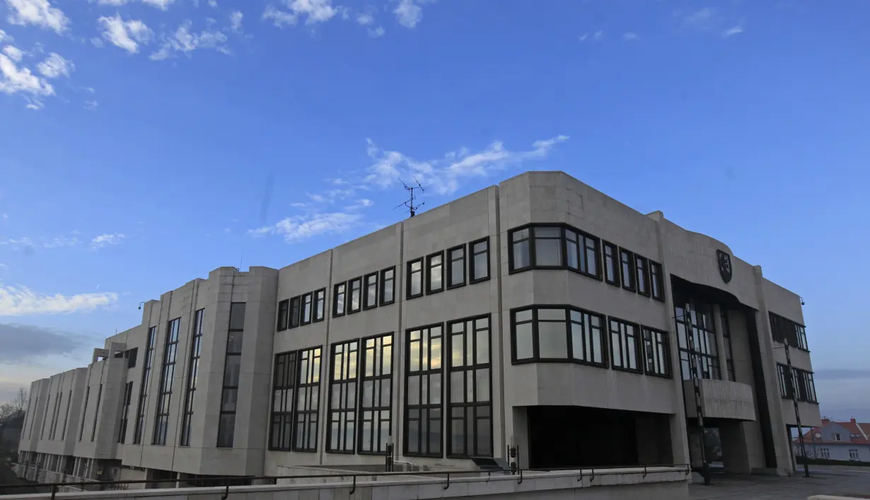 A general view of the Slovak Parliament in Bratislava