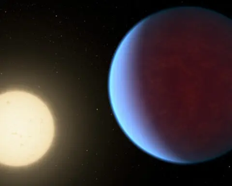 A scorching, rocky planet twice Earth's size has a thick atmosphere, scientists say