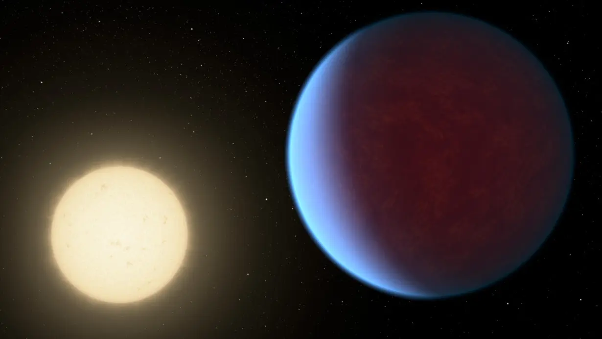 LA Post: A scorching, rocky planet twice Earth's size has a thick atmosphere, scientists say
