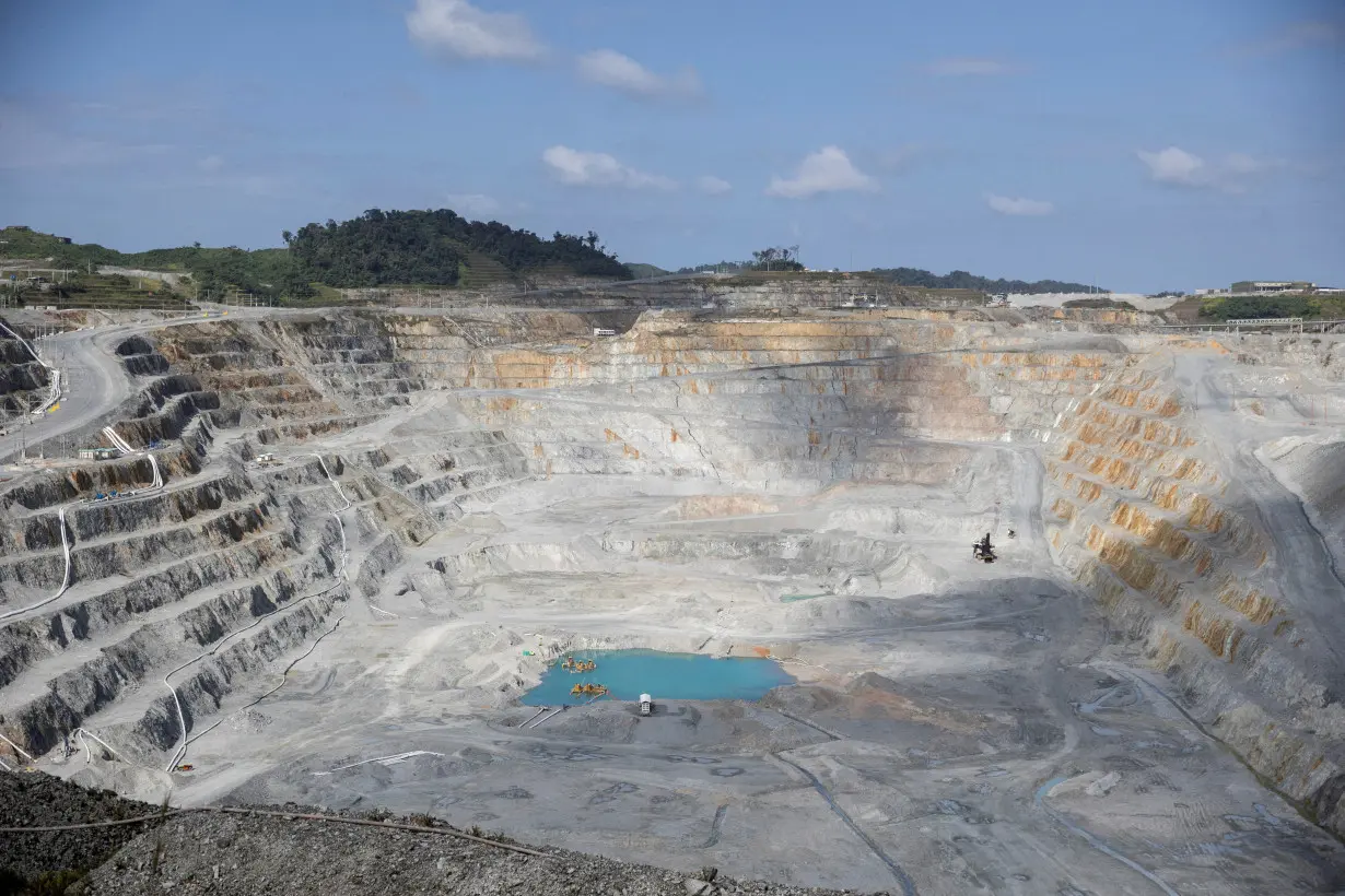 FILE PHOTO: Panama government's media tour to Cobre Panama mine, in Donoso