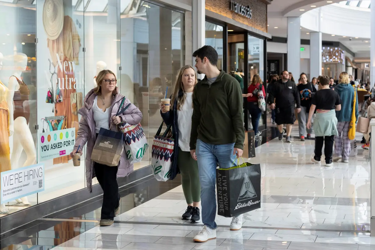 Black Friday sales begin at the King of Prussia shopping mall in Pennsylvania